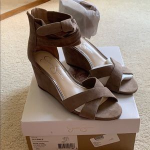 Jessica Simpson suede sandals